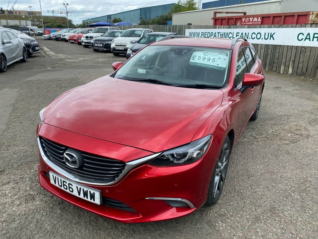 Mazda 6 2.2L Sport Nav VU66VWW Red #5