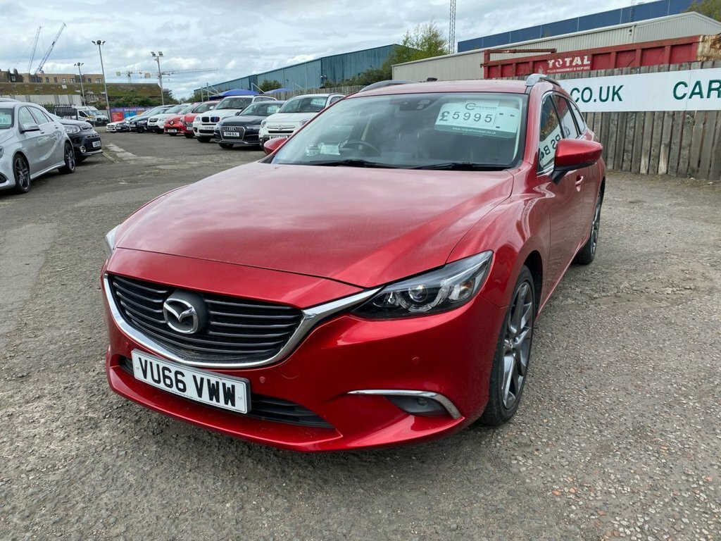 Mazda 6 2.2L Sport Nav VU66VWW Red #6