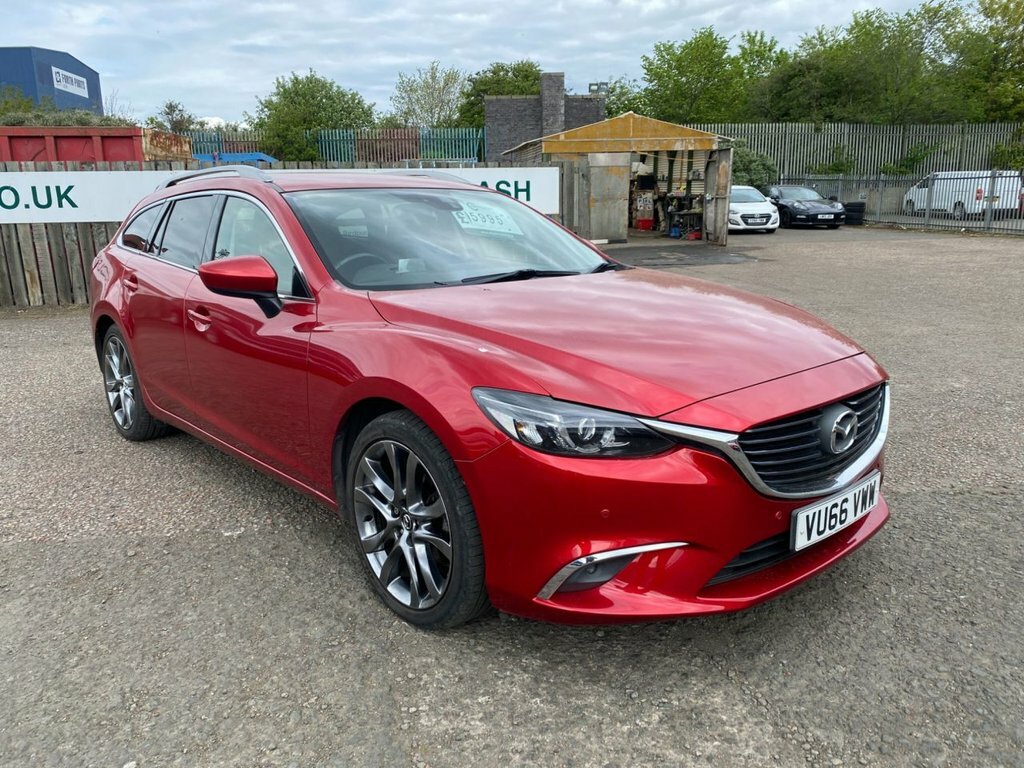 Mazda 6 2.2L Sport Nav VU66VWW Red #2