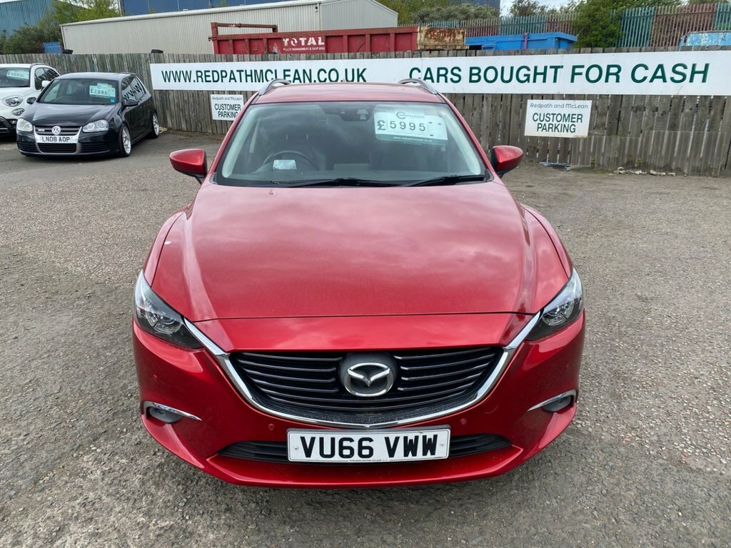 Mazda 6 2.2L Sport Nav VU66VWW Red #3