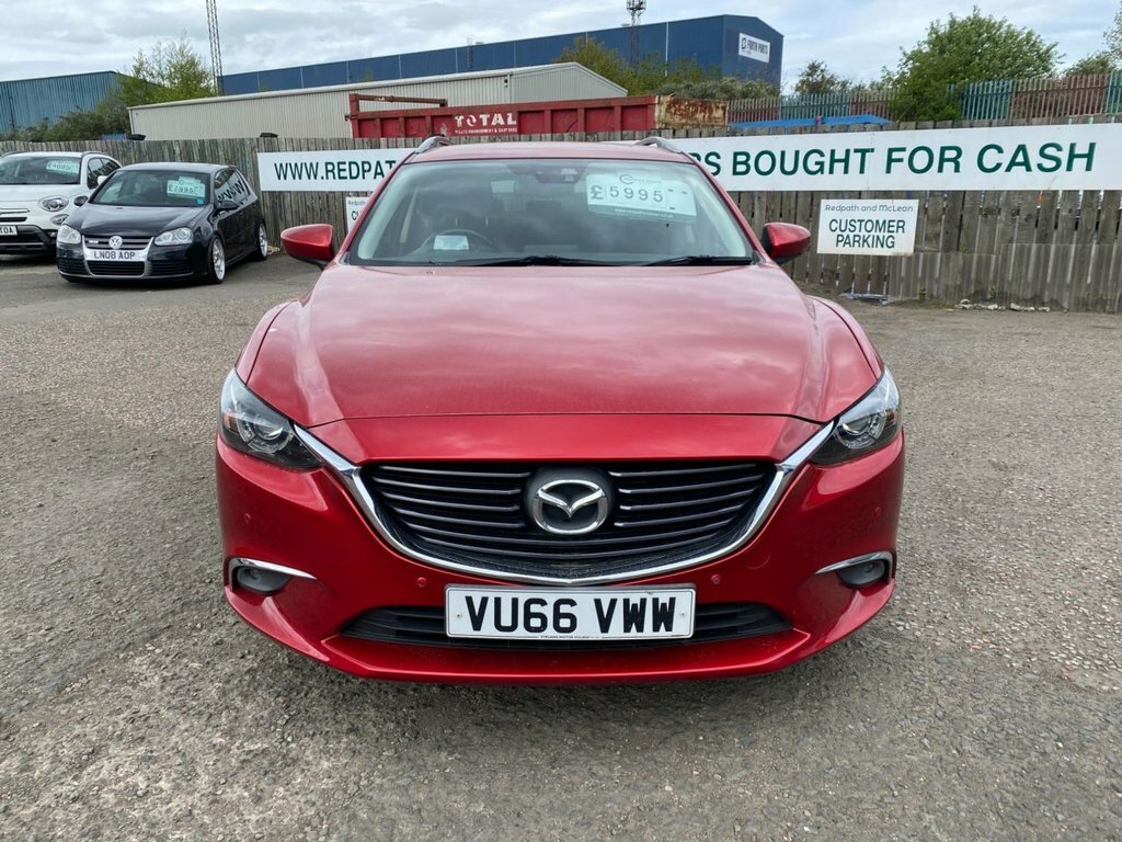 Mazda 6 2.2L Sport Nav VU66VWW Red #4