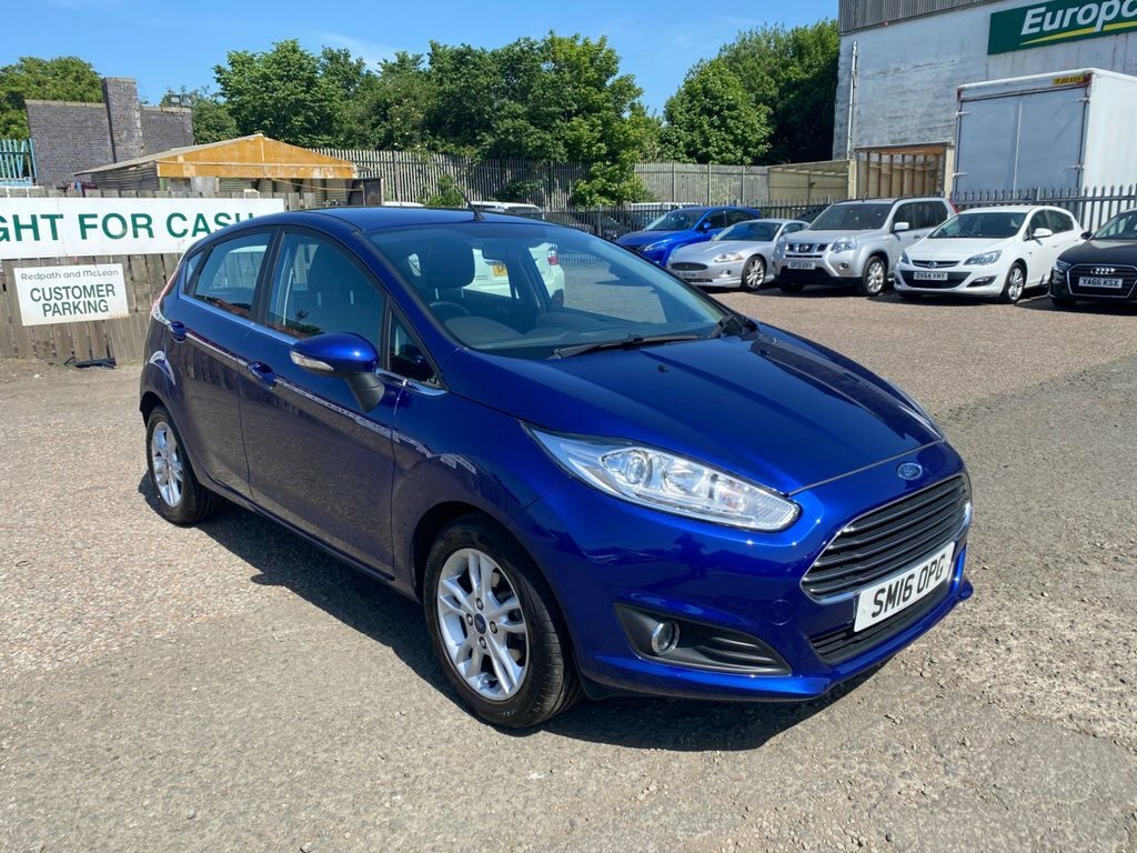 Ford Fiesta 1L Zetec Blue