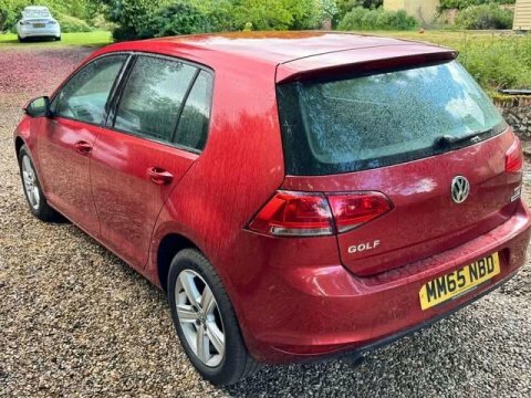 Volkswagen Golf 2015 65 1.6 MM65NBD Red #2