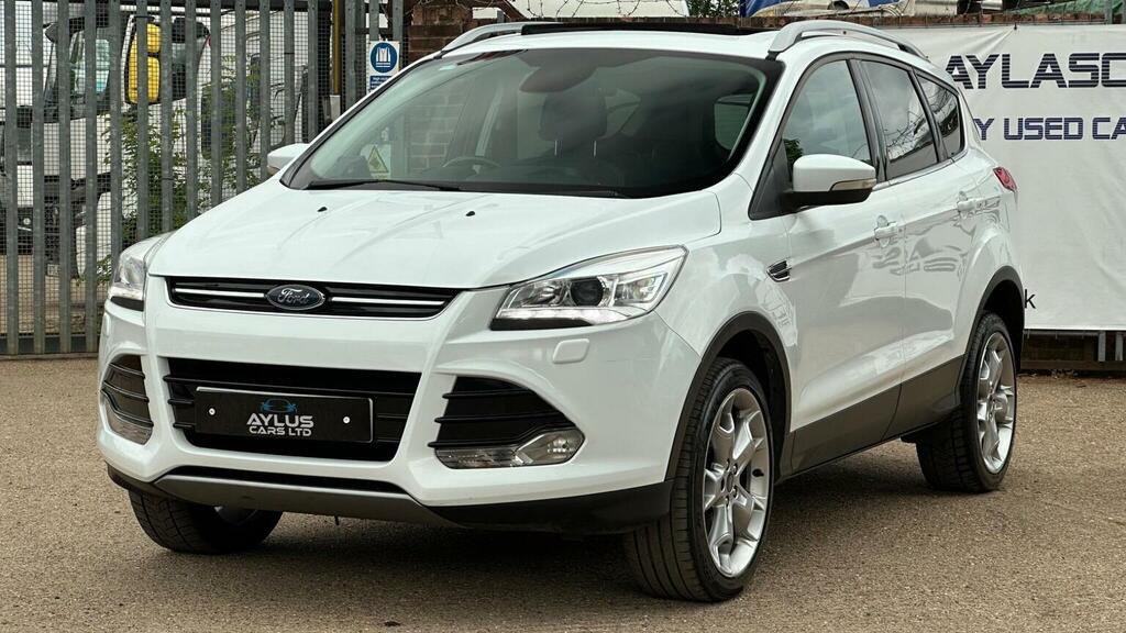 Ford Kuga Suv 2.0 Tdci Titanium X Powershift Awd Euro 6 Ss FH66LDL White #2