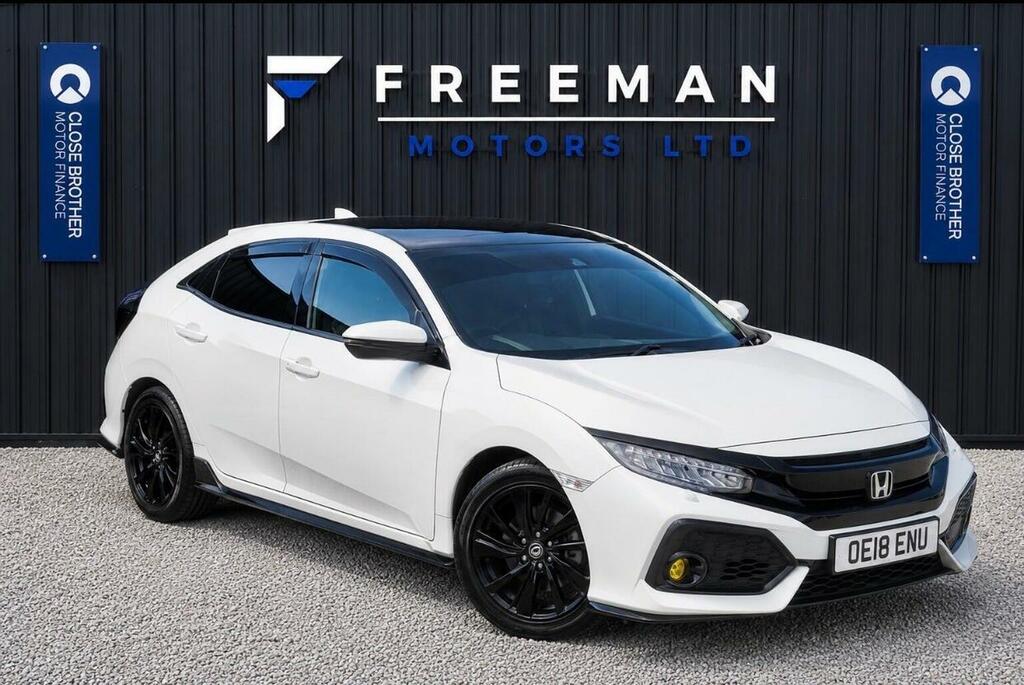 Honda Civic Hatchback 1.5 Vtec Turbo Gpf Sport Plus Cvt Euro 6 OE18ENU White