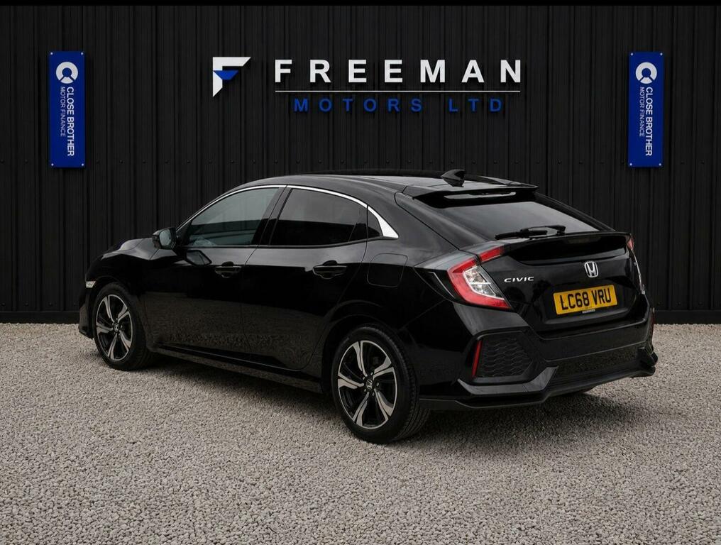 Honda Civic Hatchback 1.6 I-dtec Sr Euro 6 Ss 201868 LC68VRU Black #5