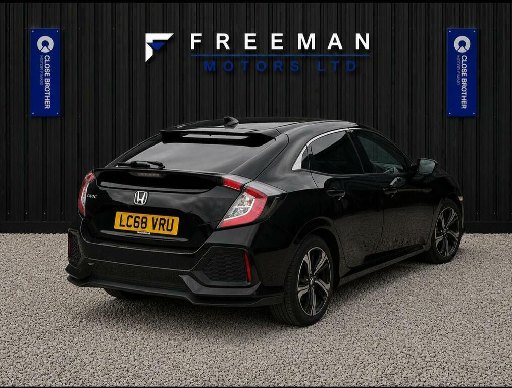 Honda Civic Hatchback 1.6 I-dtec Sr Euro 6 Ss 201868 LC68VRU Black #6