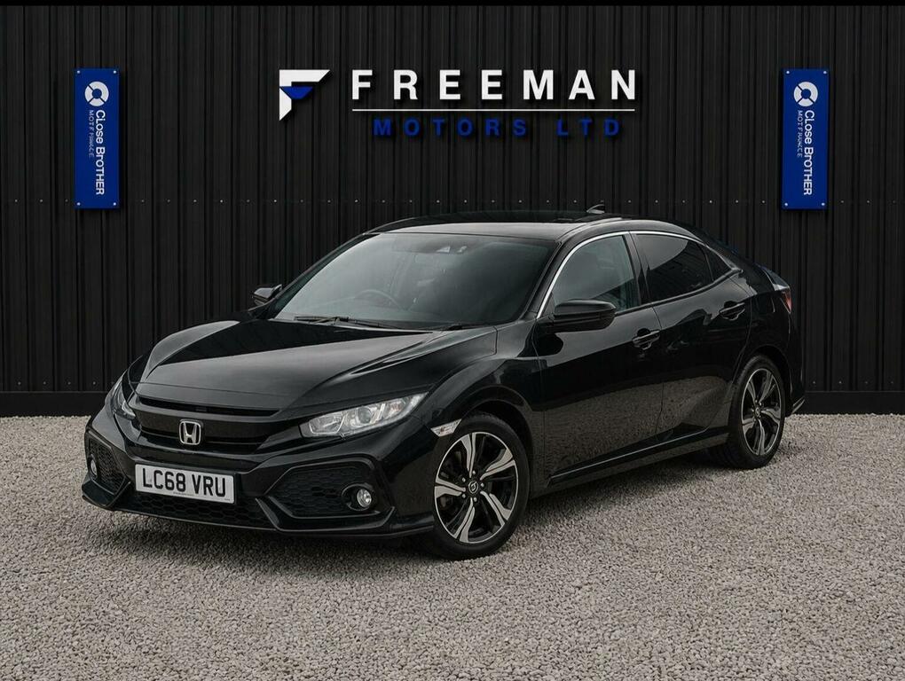 Honda Civic Hatchback 1.6 I-dtec Sr Euro 6 Ss 201868 LC68VRU Black #4