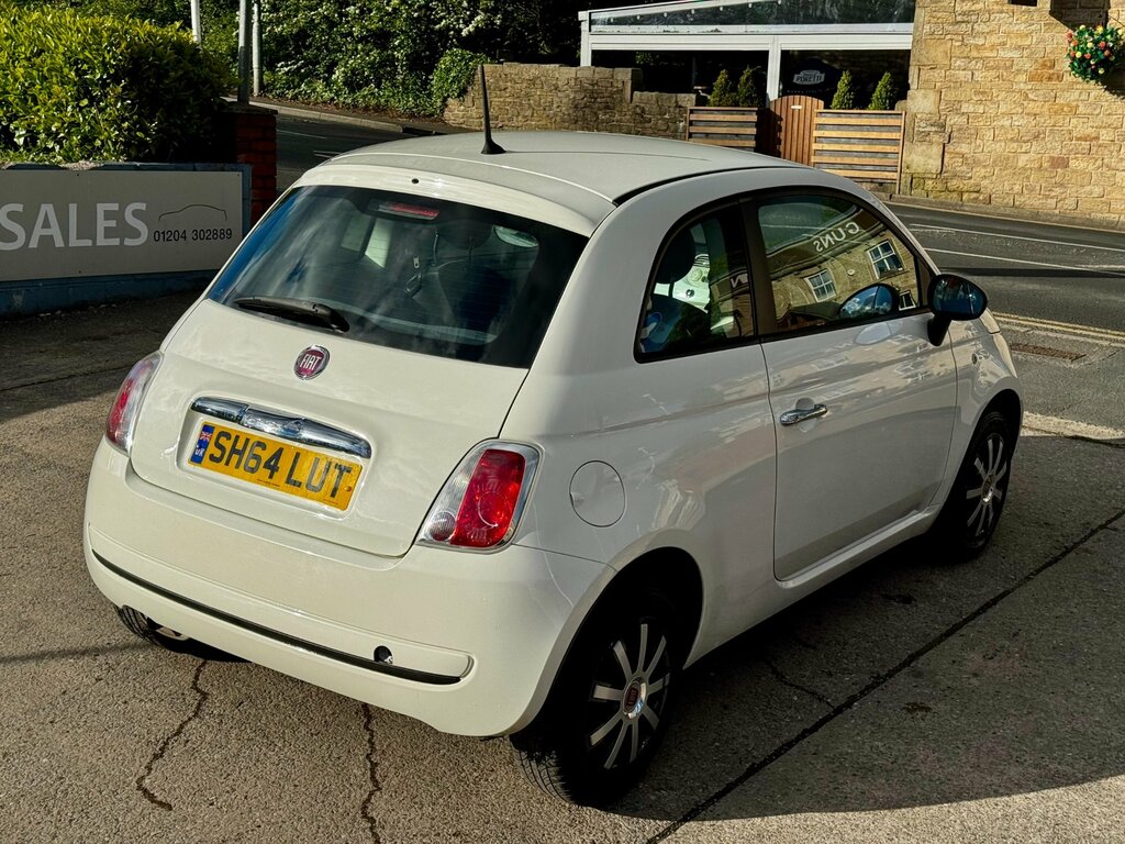 Fiat 500 1.2 Pop Hatchback Euro 6 Ss SH64LUT White #4