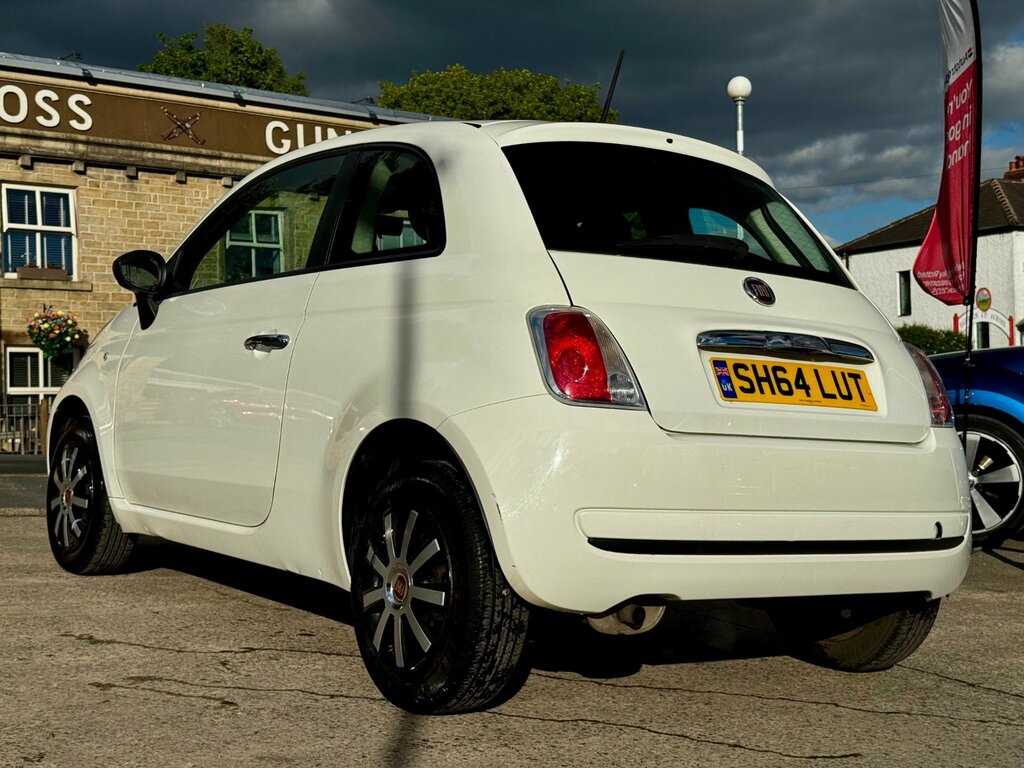 Fiat 500 1.2 Pop Hatchback Euro 6 Ss SH64LUT White #6
