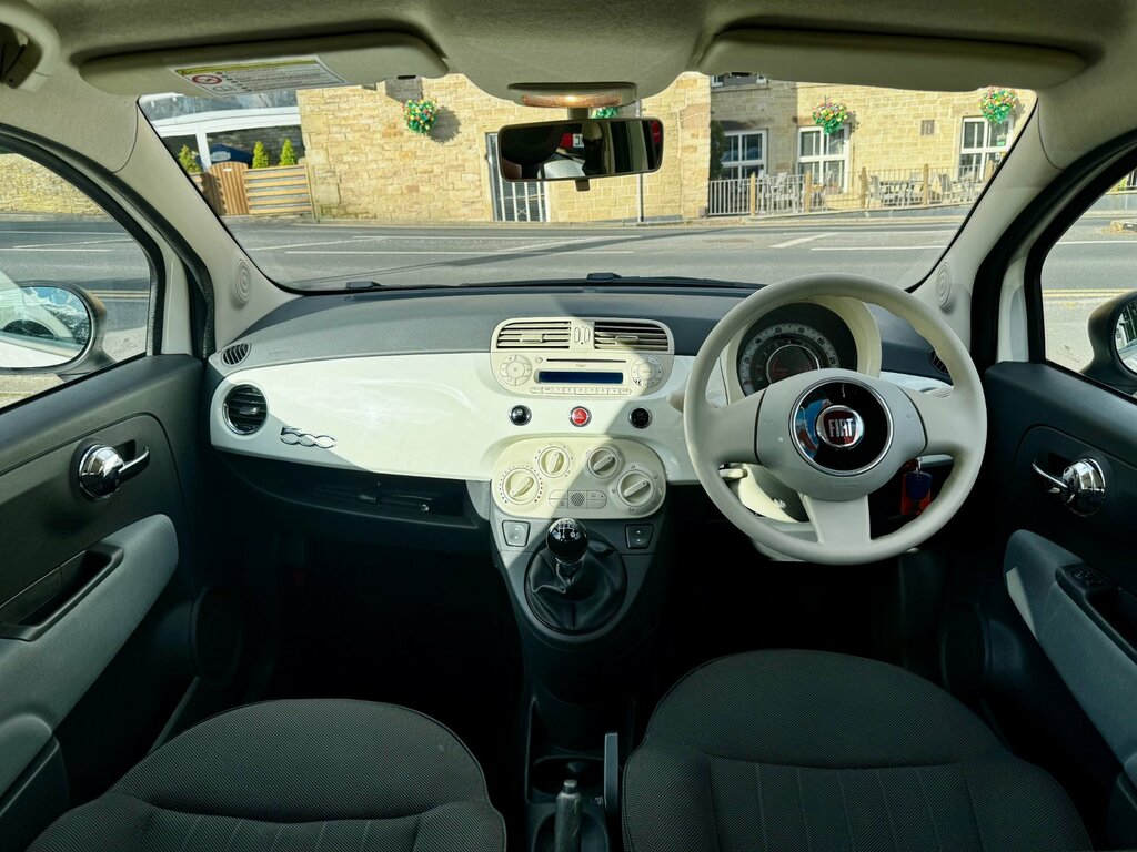 Fiat 500 1.2 Pop Hatchback Euro 6 Ss SH64LUT White #3