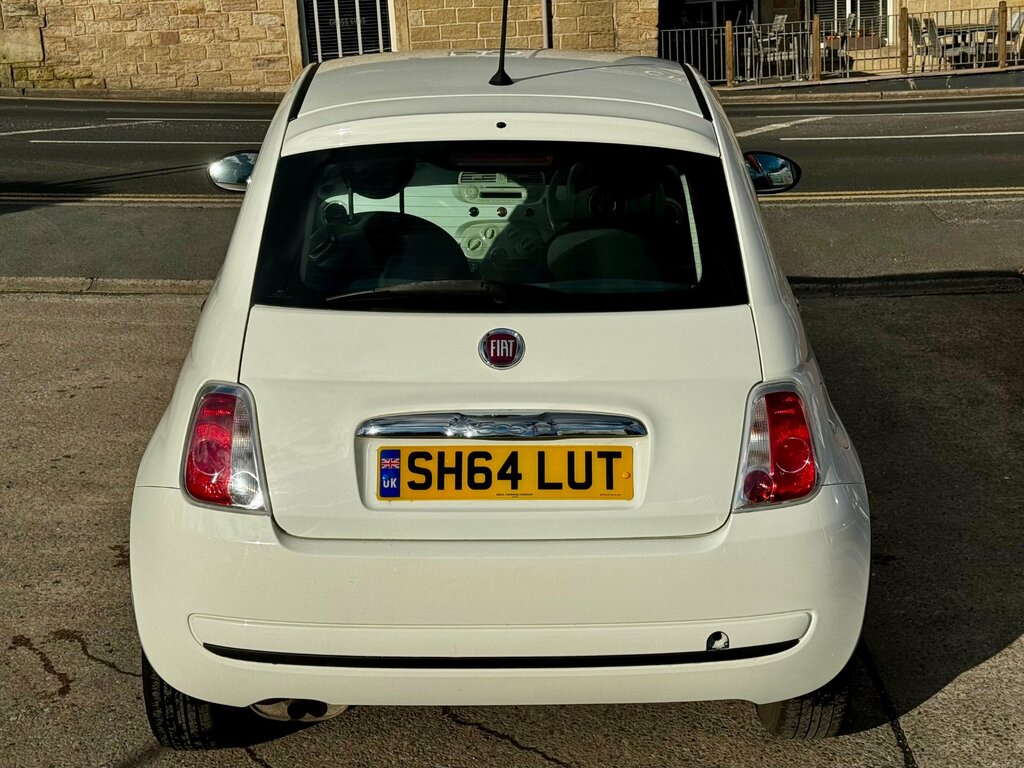 Fiat 500 1.2 Pop Hatchback Euro 6 Ss SH64LUT White #5