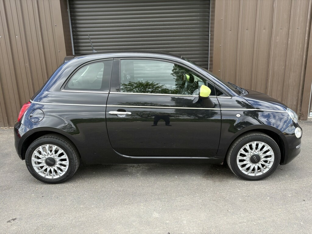 Fiat 500 Hatchback 1.2 500 My17 1.2 69Hp Lounge 201616 YT16GXP Black #4