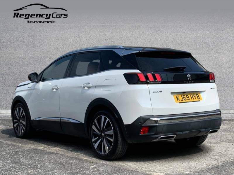 Peugeot 3008 1.6 Hybrid4 300 Gt E-eat8 - 2020 69 KJ69HYB White #4