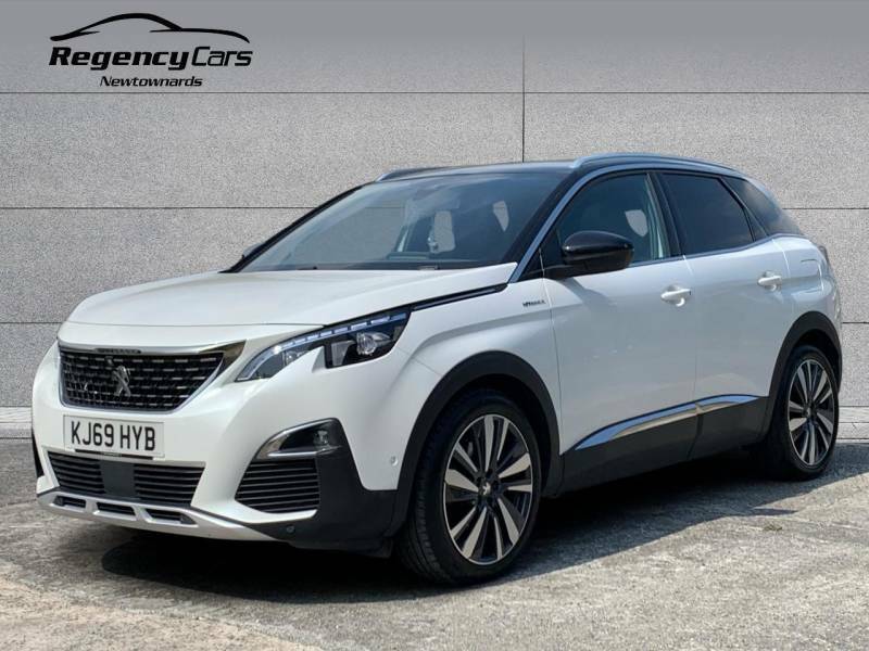 Peugeot 3008 1.6 Hybrid4 300 Gt E-eat8 - 2020 69 KJ69HYB White #3