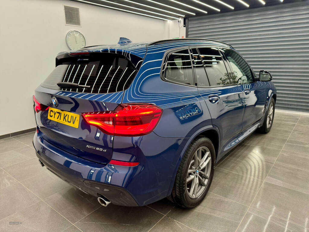 BMW X3 Xdrive20d Mht M Sport CY71KUV Blue #6