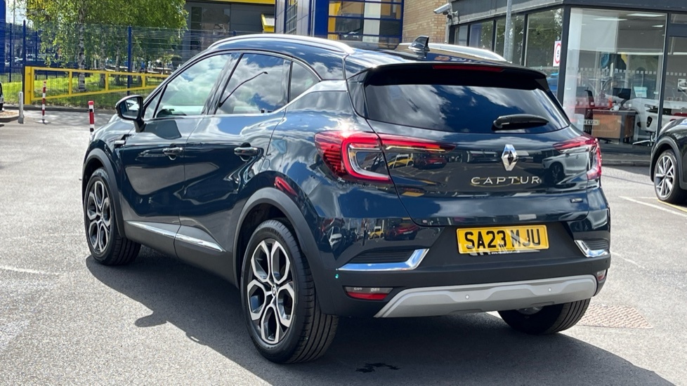 Renault Captur Renault Captur 1.6 E-tech Hybrid 145 Techno Au SA23MJU Blue #3