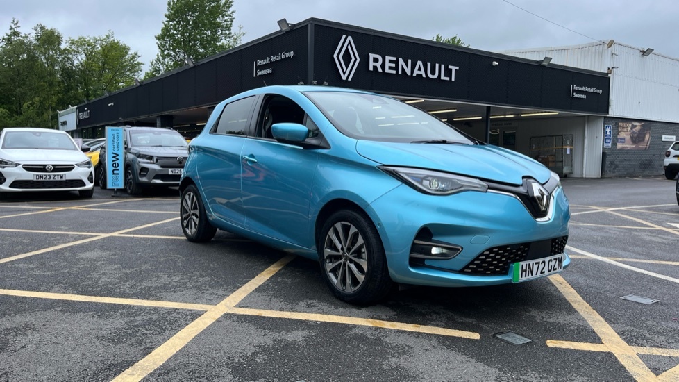 Renault Zoe Renault Zoe 100Kw Gt Line R135 50Kwh Rapid Charg Blue
