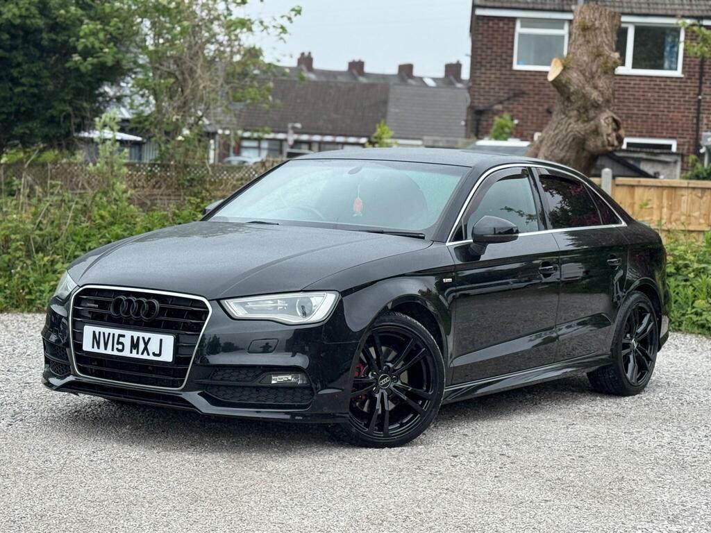 Audi A3 2.0 Tdi S Line S Tronic Quattro Euro 6 S S NV15MXJ Black #2