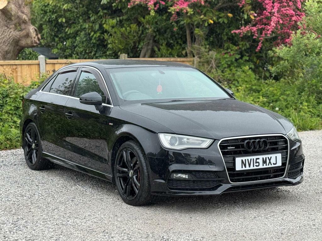 Audi A3 2.0 Tdi S Line S Tronic Quattro Euro 6 S S NV15MXJ Black #3