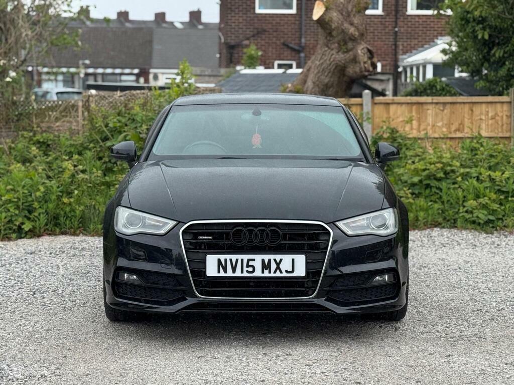 Audi A3 2.0 Tdi S Line S Tronic Quattro Euro 6 S S NV15MXJ Black #4
