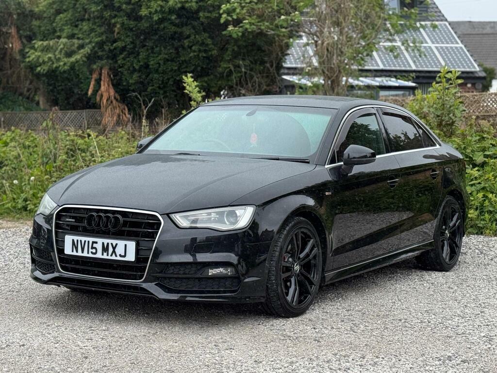 Audi A3 2.0 Tdi S Line S Tronic Quattro Euro 6 S S NV15MXJ Black #5