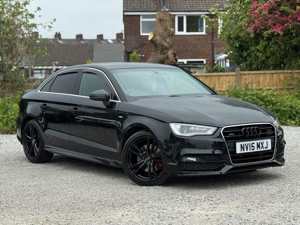 Audi A3 2.0 Tdi S Line S Tronic Quattro Euro 6 S S NV15MXJ Black