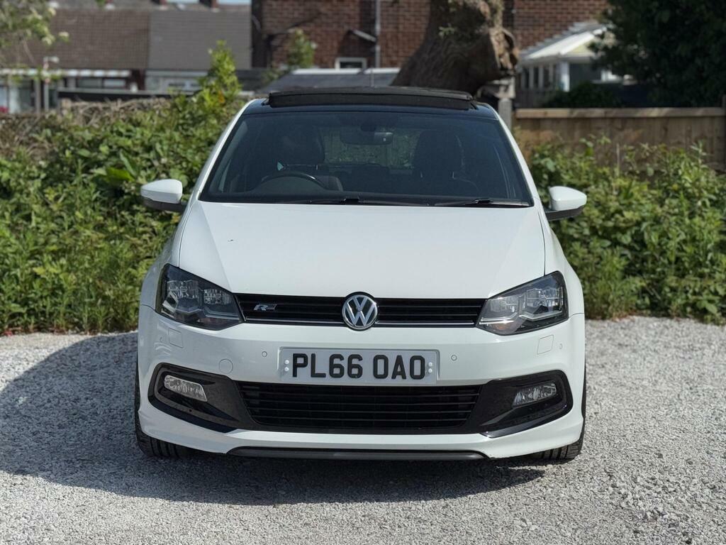 Volkswagen Polo 1.0 Tsi Bluemotion Tech R-line Euro 6 S S PL66OAO White #3