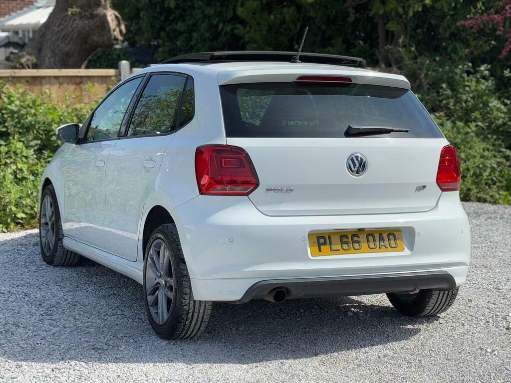 Volkswagen Polo 1.0 Tsi Bluemotion Tech R-line Euro 6 S S PL66OAO White #5