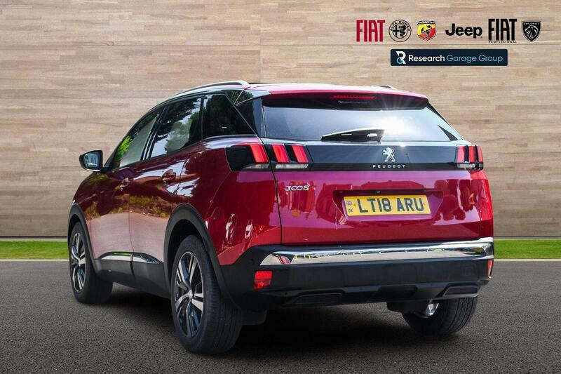 Peugeot 3008 1.2 Puretech Allure Suv Eat Euro 6 Ss LT18ARU Red #2