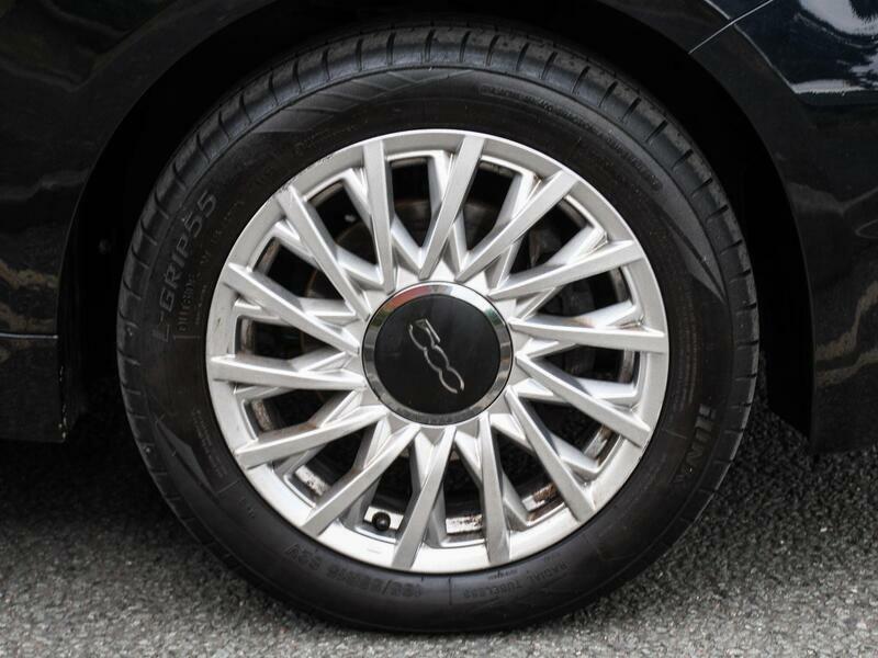 Fiat 500 1.2 Lounge Hatchback Euro 6 Ss FP66FMU Black #4