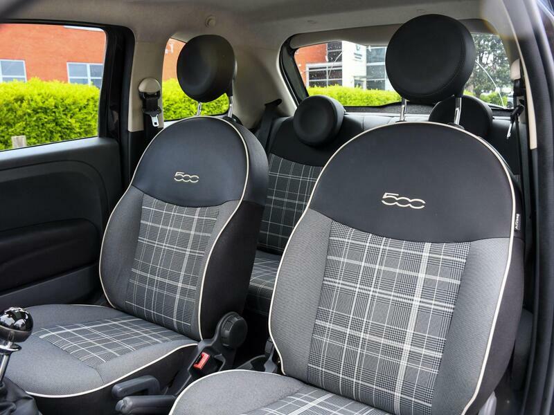 Fiat 500 1.2 Lounge Hatchback Euro 6 Ss FP66FMU Black #5