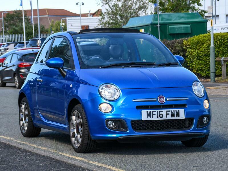 Fiat 500C 1.2 S Convertible Dualogic Euro 6 Ss Blue
