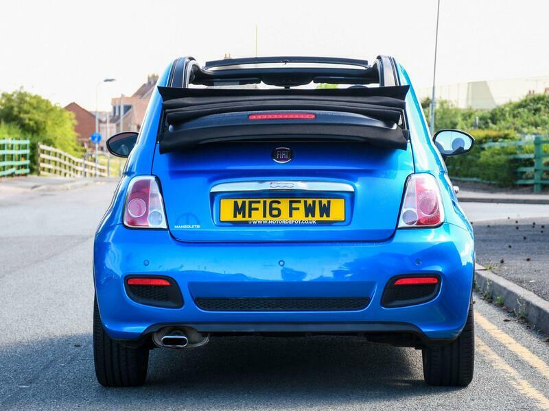 Fiat 500C 1.2 S Convertible Dualogic Euro 6 Ss Blue #4