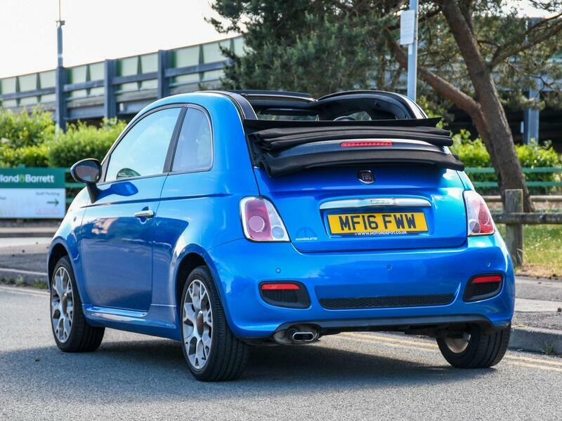 Fiat 500C 1.2 S Convertible Dualogic Euro 6 Ss Blue #2