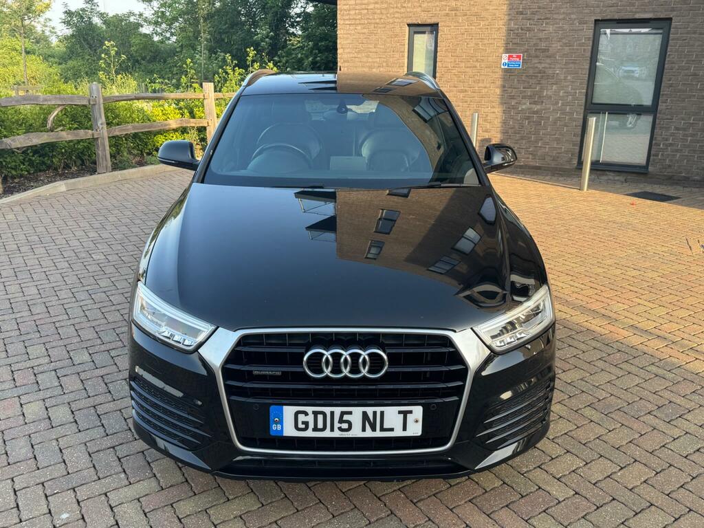Audi Q3 2.0 Tdi S Line S Tronic Quattro Euro 6 Ss GD15NLT Black #2