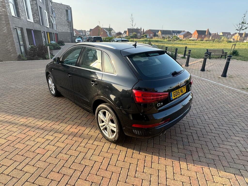 Audi Q3 2.0 Tdi S Line S Tronic Quattro Euro 6 Ss GD15NLT Black #4