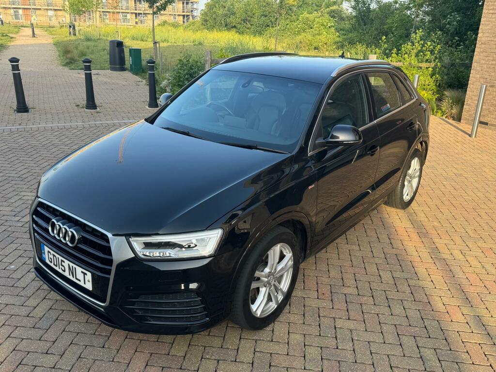 Audi Q3 2.0 Tdi S Line S Tronic Quattro Euro 6 Ss GD15NLT Black #3