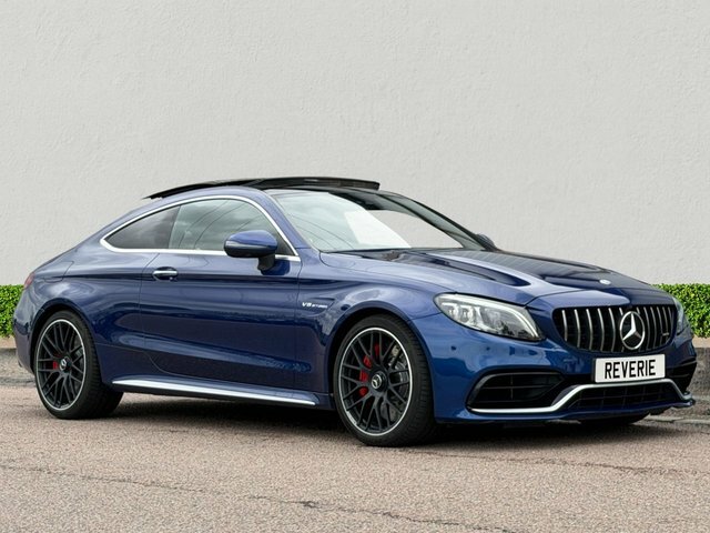 Mercedes-Benz C Class 4.0 C63 V8 Biturbo Amg S Premium Plus Coupe Blue