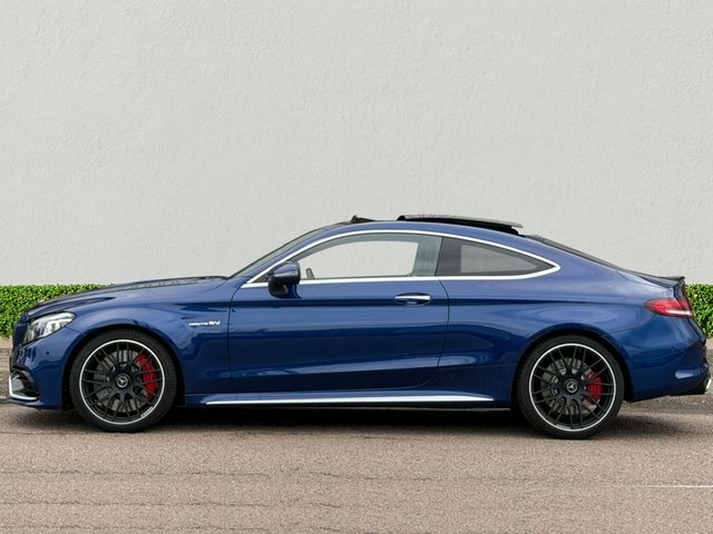 Mercedes-Benz C Class 4.0 C63 V8 Biturbo Amg S Premium Plus Coupe Blue #4