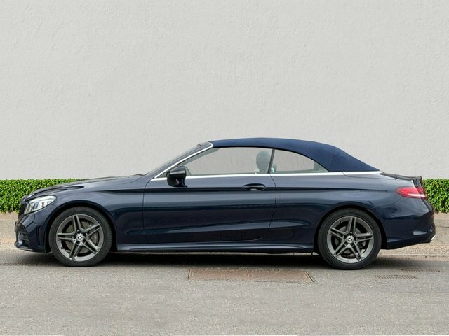 Mercedes-Benz C Class 2.0 C300d Amg Line Premium Cabriolet Blue #4