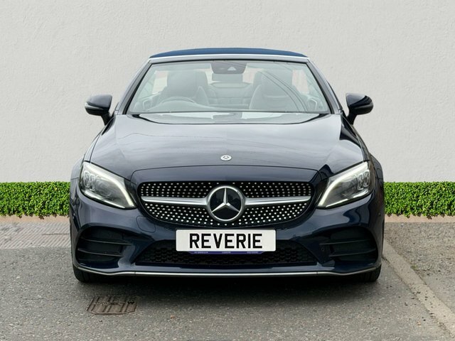 Mercedes-Benz C Class 2.0 C300d Amg Line Premium Cabriolet Blue #2