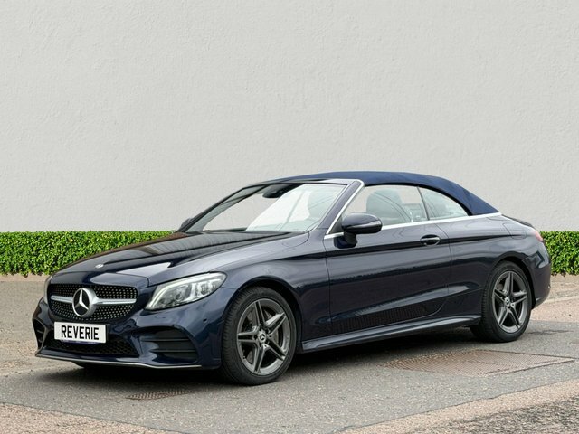 Mercedes-Benz C Class 2.0 C300d Amg Line Premium Cabriolet Blue #3