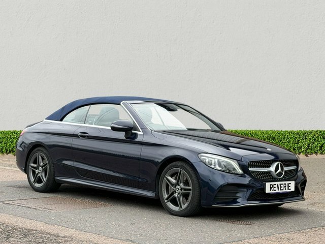 Mercedes-Benz C Class 2.0 C300d Amg Line Premium Cabriolet Blue