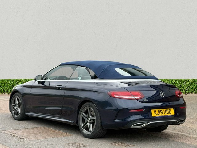 Mercedes-Benz C Class 2.0 C300d Amg Line Premium Cabriolet Blue #5
