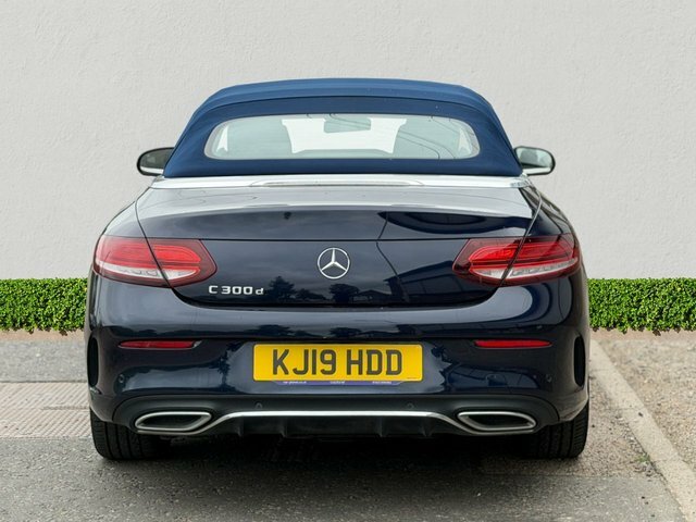Mercedes-Benz C Class 2.0 C300d Amg Line Premium Cabriolet Blue #6