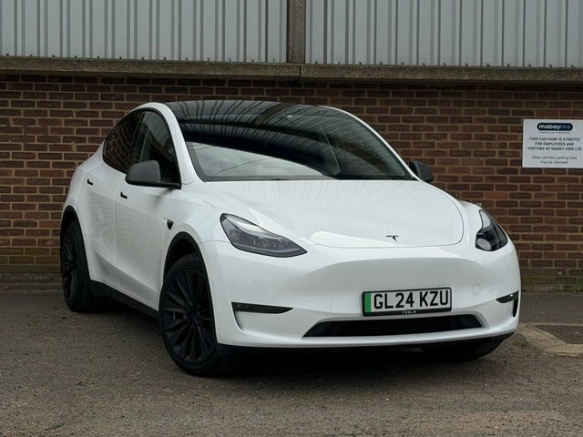 Tesla Model Y Dual Motor Long Range Suv 4Wde White #3