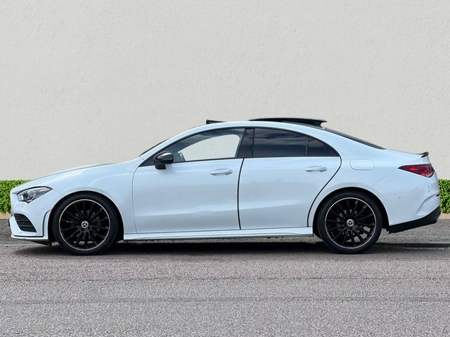 Mercedes-Benz CLA Class 1.3 Cla180 Amg Line Night Edition Premium Plus C White #4
