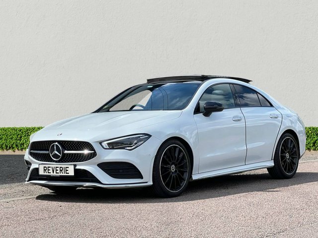 Mercedes-Benz CLA Class 1.3 Cla180 Amg Line Night Edition Premium Plus C White #3