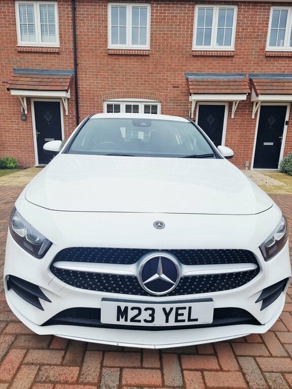 Mercedes-Benz A Class 1.5 A180d Amg Line Premium Hatchback White #2